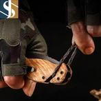 Ruski X50 maslinov drva za preklopni nož